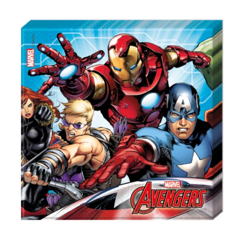 20 Serviettes Avengers