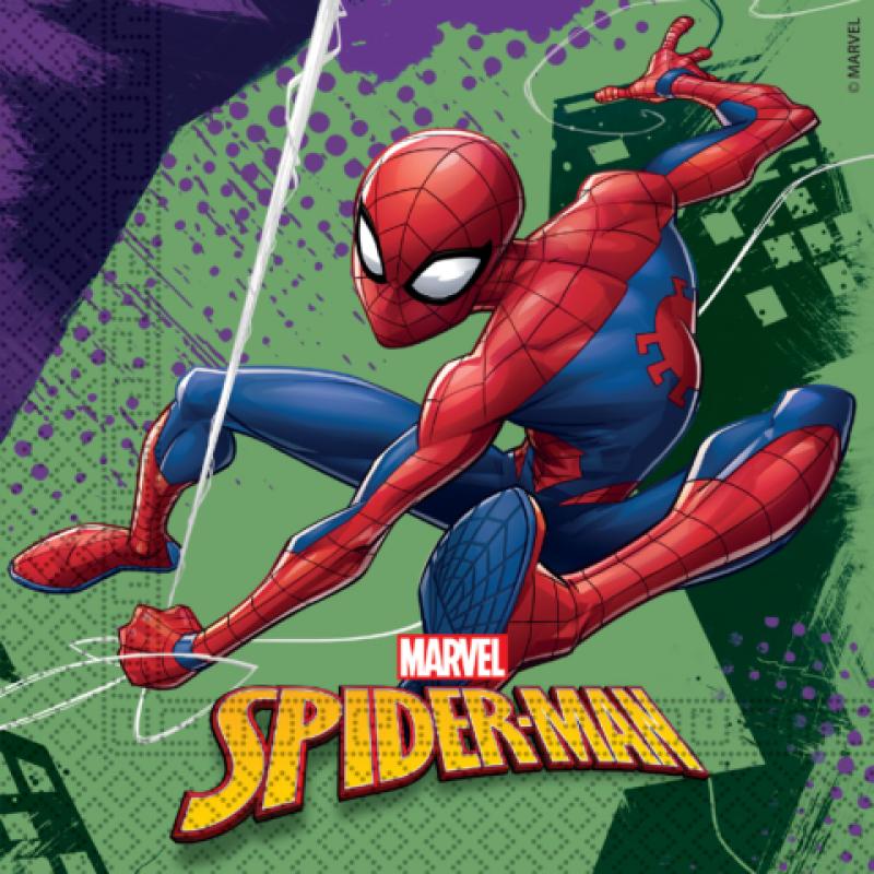 20 Serviettes Spiderman