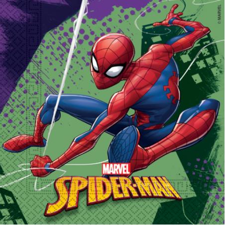 20 Serviettes Spiderman