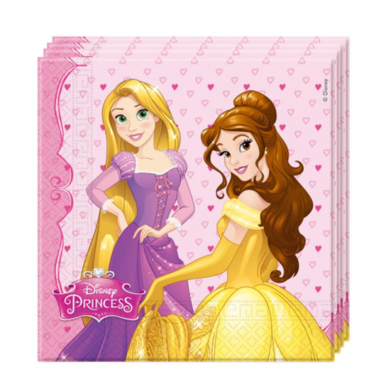 20 serviettes Princesses