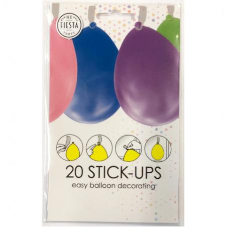 20 stick ups pour ballons