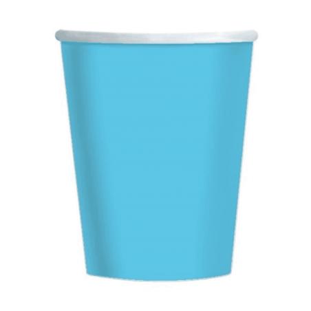 20x25 GOBELET CARTON FIESTA 20 CL 7 oz TURQUOISE