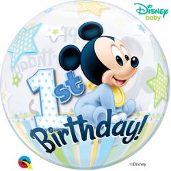 22'single Disney Mickey Mouse 1st Birthday