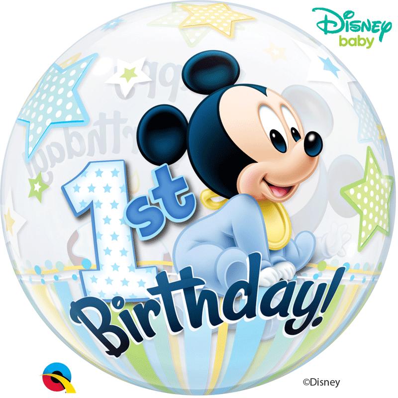 22'single Disney Mickey Mouse 1st Birthday