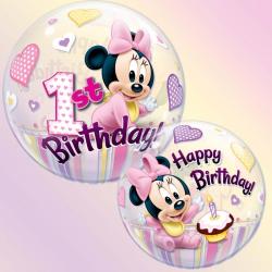 22'single Disney Minnie Mouse 1st Birthday