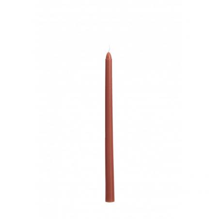 SET 2 BOUGIES FLAMBEAU TERRACOTTA 30CM