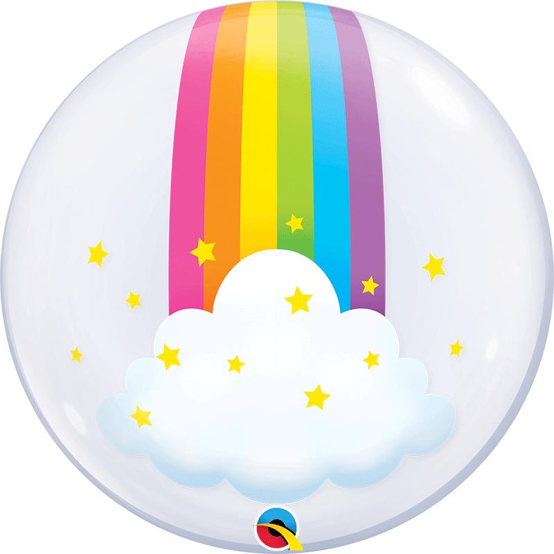 24'  DECO BUBBLE  Rainbow Clouds