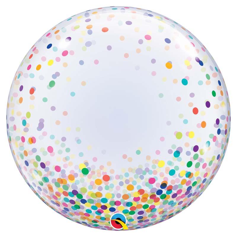 24'deco bubble Colourful Confetti Dots