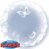 24'deco bubble Elegant Roses & Butterflies