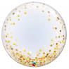 24'deco bubble Gold Confetti Dots