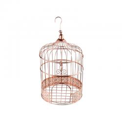 Tirelire cage rose gold