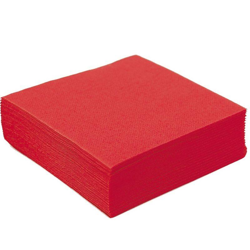 24X50 SERV 38X38 TENDANCE UNIE ROUGE