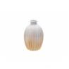 VASE CERAMIQUE BLANC ATHENA DIA 12.5CM X 18.5CM HT