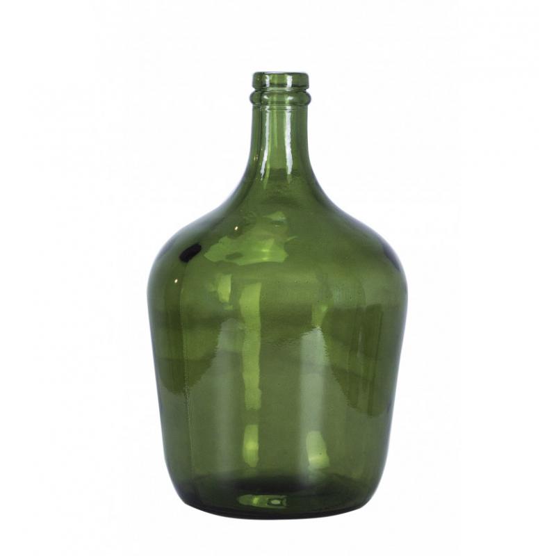 VASE JOANA 4L DIA 18CM X 30CM HT VERT OLIVE