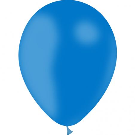 25 BALLONS LATEX BLEU ROI 5'