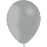 25 BALLONS LATEX GRIS  5'