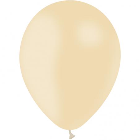 25 BALLONS LATEX IVOIRE 5'