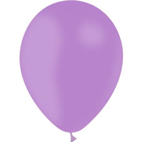 25 BALLONS LATEX LILAS  5'