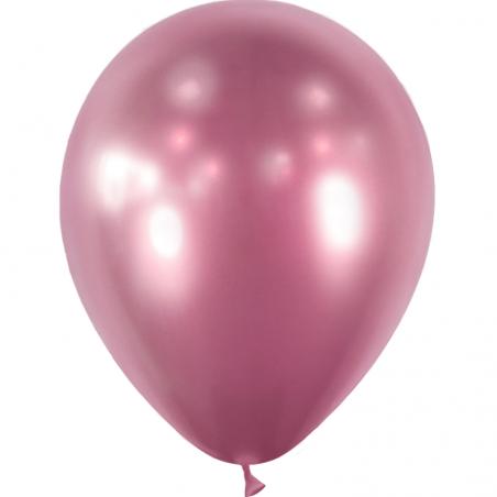 50 BALLONS LATEX 12' MAUVE BRILLANT