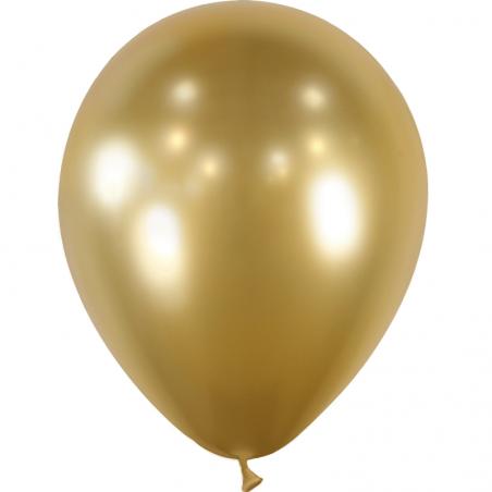 50 BALLONS LATEX 12' OR BRILLANT