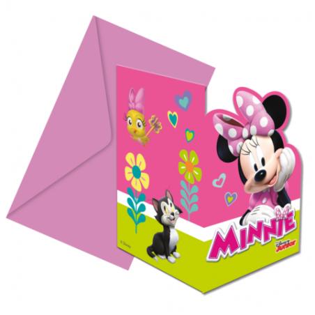 6 Invitations Minnie