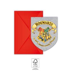 6 invitations harry potter