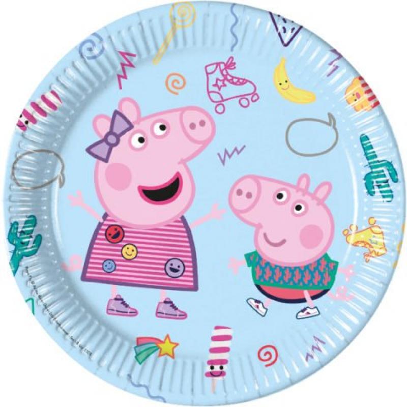 8 Assiettes Peppa Pig