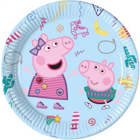 8 Assiettes Peppa Pig