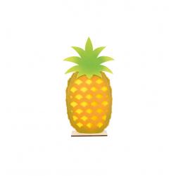 ANANAS FEUTRE S/PIED BOIS 27X7X54,5CM