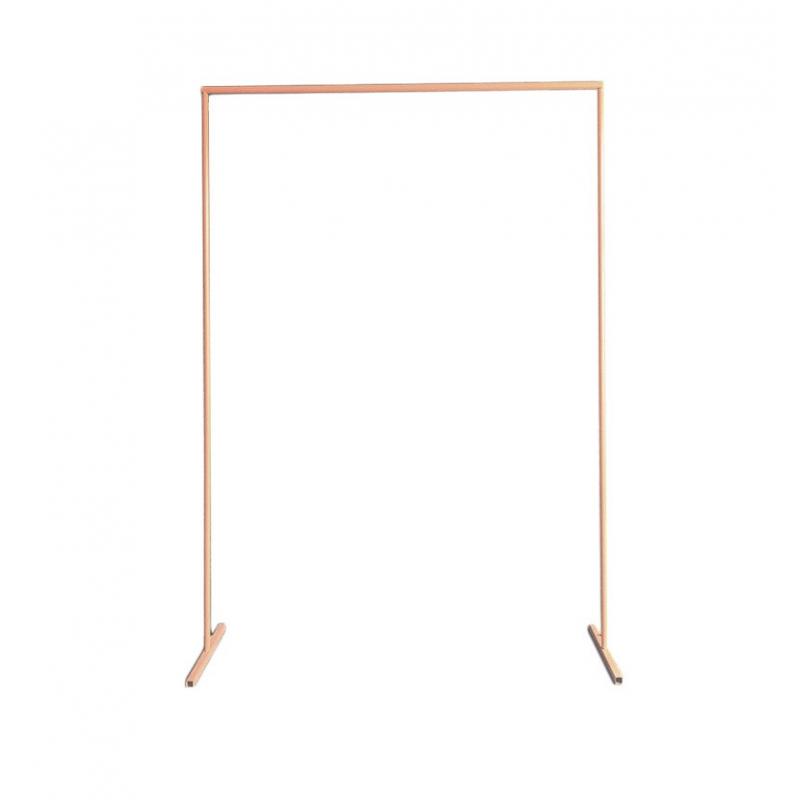 ARCHE CEREMONIE 1.5M X 2 M HT METAL OR CHAMPAGNE