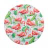 ASSIETTE DECO FLAMANT ROSE DIA 33X1.5CM