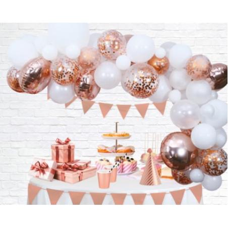 BALLOON DECO KIT ROSE GOLD