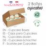 BOITE A CUPACKES 6 EMPREINTES