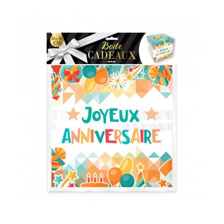 BOITE CADEAU GM JOYEUX ANNIVERSAIRE