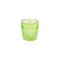 BOUGEOIR COLONIAL VERT LIME DIA5.6X5.7CM