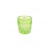 BOUGEOIR COLONIAL VERT LIME DIA5.6X5.7CM