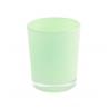 BOUGEOIR VERT PASTEL BRILLANT DIA5.6X6.5CM HT