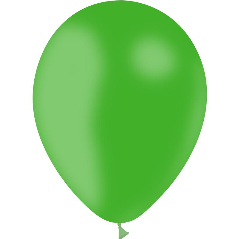 10 BALLONS LATEX VERT 12'