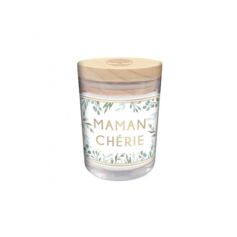 BOUGIE VERRE "MAMAN CHERIE"