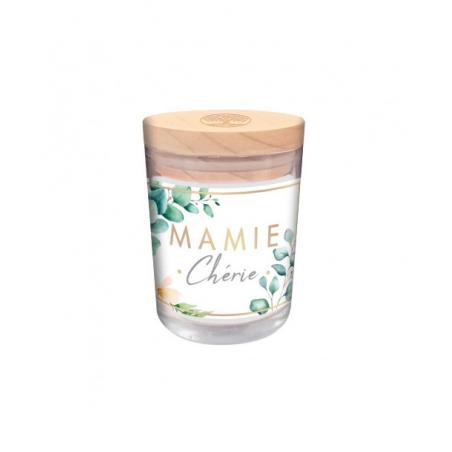 BOUGIE VERRE "MAMIE CHERIE"