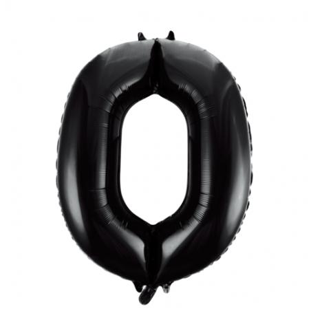 Ballon Chiffre 96cm 0 noir