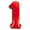 Ballon Chiffre 96cm 1 rouge