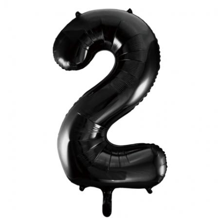 Ballon Chiffre 96cm 2 noir