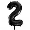 Ballon Chiffre 96cm 2 noir